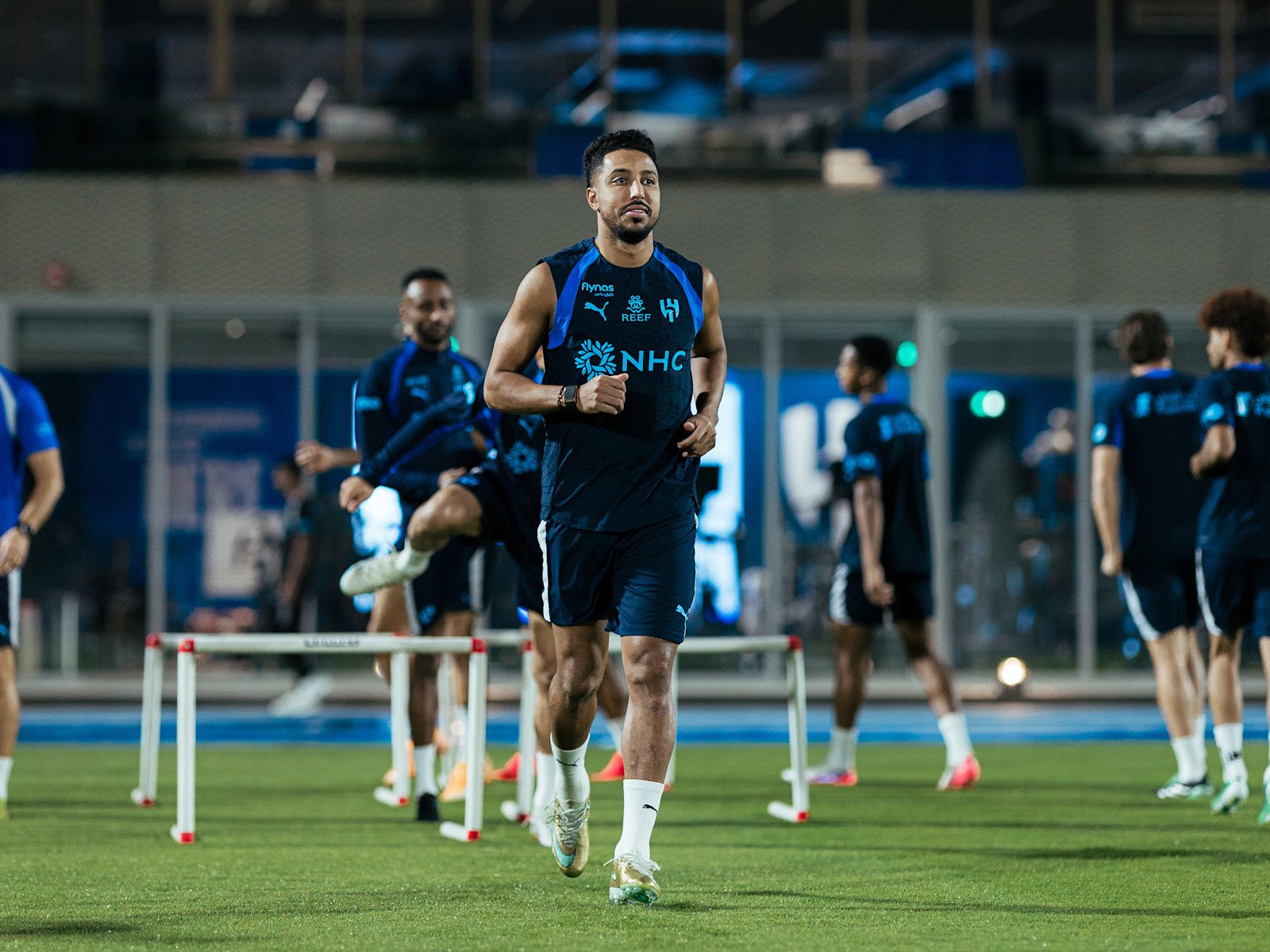 Al-Qadsiah vs Al-Hilal: Al Hilal players train ahead of the Friday game