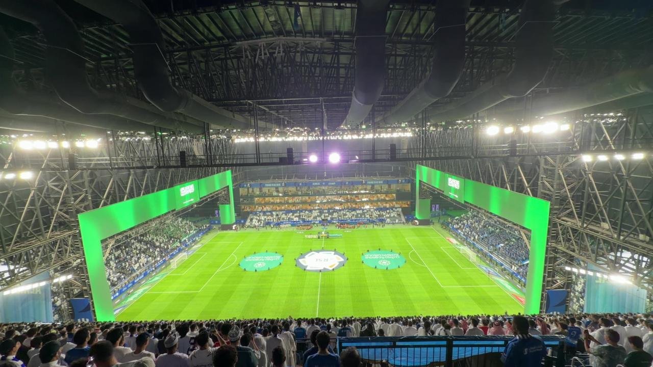 Kingdom Arena during Al Hilal against Al Ahli