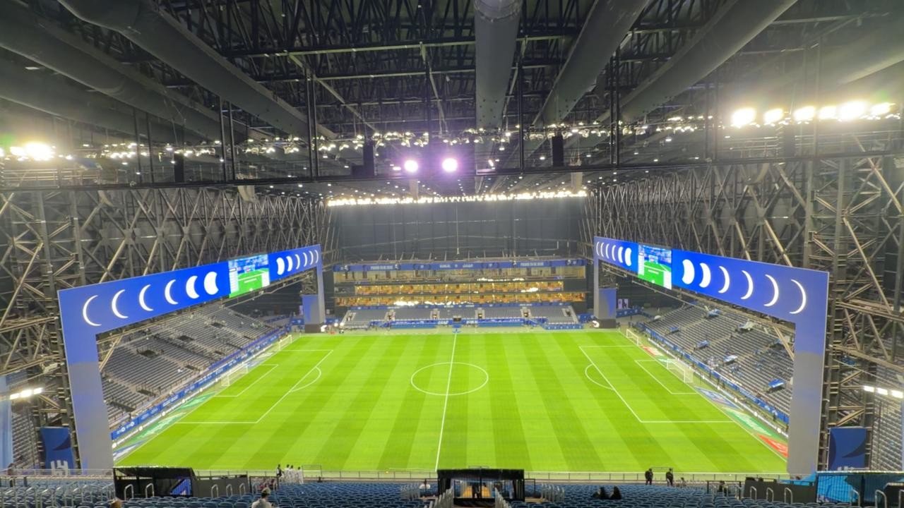 Kingdom Arena in Riyadh, where the Martinelli winner beat Al-Hazem